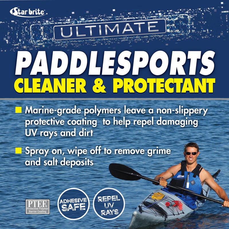 STAR BRITE Ultimate Paddlesports Cleaner & Protectant - Kayak, Canoe, Paddleboard UV Protective Spray - Fiberglass, Kevlar, Plastic Compatible - 22 OZ (096022) - Image 2